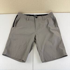 Off The Grid Shorts Mens 34 Gray Over N Out Stretch Hiking Casual Outdoor